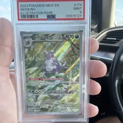 Pokemon TCG Nidoking SV 151 174/165 Illustration Rare Holo PSA 9+ - Image 2