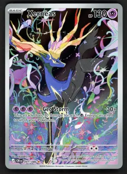 Xerneas 91/86 Illustration Rare Pokemon Chaos Rising - Image 1
