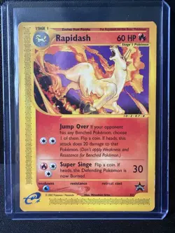 Rapidash #51 WOTC Black Star Promo Pokemon TCG 2002 HP Wizards of the Coast - Image 1