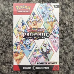 Pokemon Prismatic Evolutions Booster bundle - Eevee, Vaporeon, Jolteon - Image 1