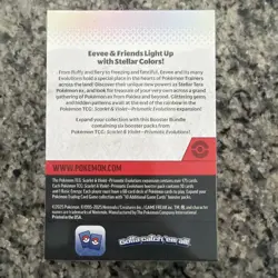 Pokemon Prismatic Evolutions Booster bundle - Eevee, Vaporeon, Jolteon - Image 2