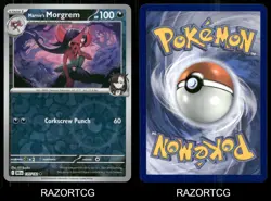 MARNIE'S MORGREM 135/182 UC DESTINED RIVALS POKEMON REVERSE HOLO NM/M - Image 3