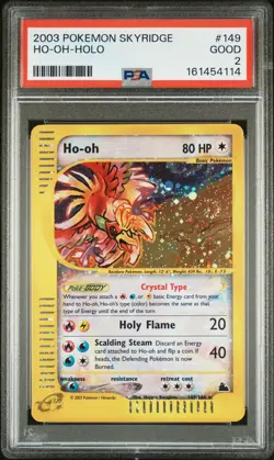 2003 POKEMON SKYRIDGE #149 HO-OH-HOLO PSA 2 - Image 1