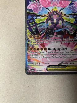 Nintendo Mega Zygarde EX 120/088 Secret Rare Full Art Holo Pokemon TCG Card - Image 4