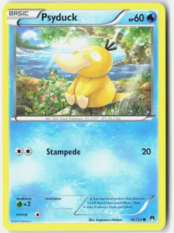 Psyduck 16/122 Common BREAKpoint Pokemon Near Mint - Image 1