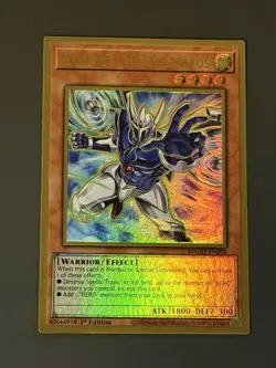 Elemental Hero Stratos MAGO-EN004 Ultra Rare 1st Edition - Image 1