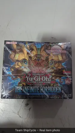 Yugioh The Infinite Forbidden Booster Box 1st Edition Factory Sealed G1N - Image 2