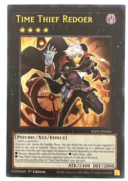 YuGiOh! - Time Thief Redoer - RA01-EN041 - 1st Edition - Super Rare - Image 1