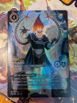 Ravensburger Disney Lorcana Syndrome Out for Revenge 238/204 Enchanted Foil EN - Image 1