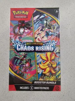 New Pokemon Chaos Rising Booster Bundle. 6 Booster packs - Image 1