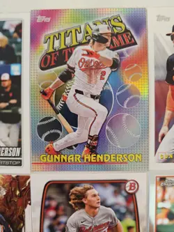 Gunnar Henderson Lot of 6 Rookie Cards Inserts Chrome And Base RC Orioles - Image 3