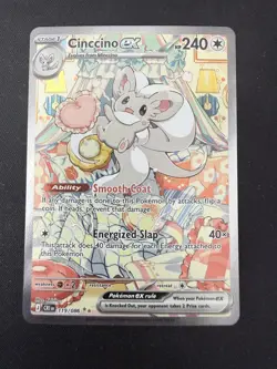 Cinccino Ex 119/086 Chaos Rising Pokemon Card Sir English Pack Fresh - Image 1