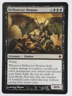 Hellcarver Demon - NM Near Mint - ROE Rise of the Eldrazi - MTG Magic - Image 1