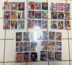 2008 Topps Hanna Montana Tv show cards Lot of 90 cards in binder sleeves - Image 1