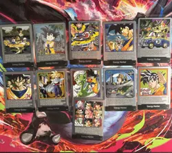 Dragon Ball Fusion World Manga Booster Silver Energy Marker lot Of 11 English - Image 1