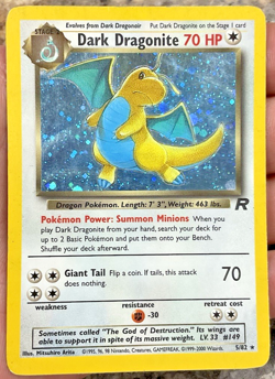 DARK DRAGONITE #5/82 HOLO TEAM ROCKET POKEMON - Image 1