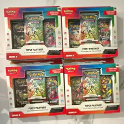 Pokemon TCG First Partner Illustration Collection Series 2 Lot of 4! NEW SEALED - Image 1