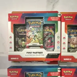 Pokemon TCG First Partner Illustration Collection Series 2 Lot of 4! NEW SEALED - Image 2