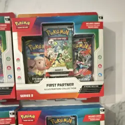 Pokemon TCG First Partner Illustration Collection Series 2 Lot of 4! NEW SEALED - Image 3