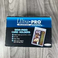 Ultra Pro Semi Rigid Card Holders Box of 200 Great for Graded Submissions PSA - Image 1