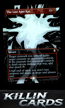 Foil The Last Agni Kai (Borderless) 314 Magic R Avatar: The Last Airbender Card - Image 1