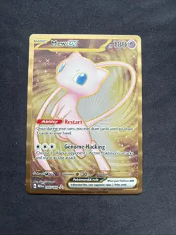 Mew EX Metal Card 205/165 SV Scarlet & Violet 151 Series - Image 1