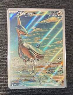 Skarmory 209/191 Surging Sparks Illustration Rare Card Near Mint Condition - Image 1