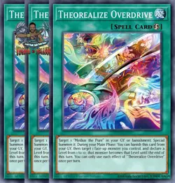 Yugioh! 3x Theorealize Overdrive DOOD-EN059 Common 1st Ed NM - Image 1