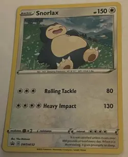 Snorlax SWSH032 SWSH: Sword & Shield Promo Cards Holo - Image 1