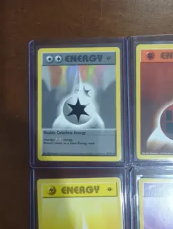Pokemon Base Set 1st Edition Basic ENERGY Card Lot #96, 97, 98, 100, 101, 102 - Image 2