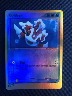 Pokemon Card - Goldeen 55/109 | Reverse Holo | EX Ruby & Sapphire | Light Play - Image 1
