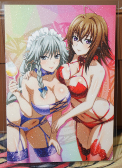 Venelana Gremory & Grayfia Lucifuge High School DxD Sexy Waifu Custom Card - Image 1
