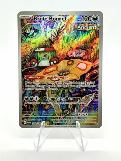 Brute Bonnet Full Art 207/182 From Paradox Rift Pokemon TCG Card - Image 1