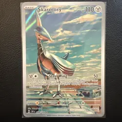 Skarmory 209/191 Surging Sparks Illustration Rare Card Near Mint Condition - Image 1