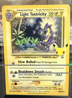 Light Toxtricity SWSH137 SWSH: Sword & Shield Promo Cards Holo - Image 1