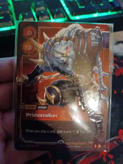 Rengar Pridestalker Prize Wall Exclusive Metal Card, Riftbound - Image 3