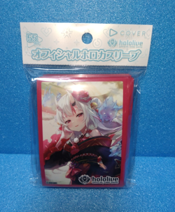Hololive Nakiri Ayame Official Card Game 5 items Set Sleeve Case Dice Japan - Image 2