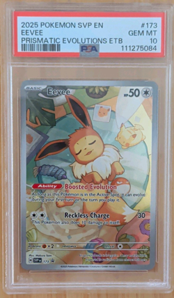 Eevee 173 Sv: Scarlet & Violet Promo Cards Holo English PSA 10 Graded - Image 1