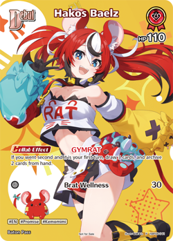 Hololive OFFICIAL CARD GAME 2026 Promos: Hakos Baelz Alt Art (hBP06-041) NM - Image 1