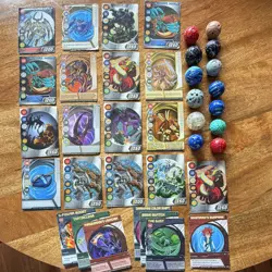 Spin Master Bakugan Battle Brawlers 20 Gate/Ability Cards+BakuCores Darkus - Image 2