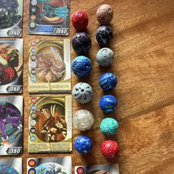 Spin Master Bakugan Battle Brawlers 20 Gate/Ability Cards+BakuCores Darkus - Image 3