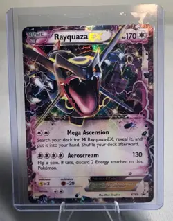 Rayquaza EX Shiny Holo Card XY69 XY Promo 2015 Near Mint Condition - Image 1