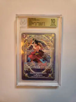 Luffytaro SP ST18-005 BGS 10 Pristine Gold Pop 2 OP11 Beckett ONE PIECE Francais - Image 1