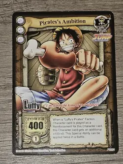 One Piece CCG The Quest Begins Pirate’s Ambition Luffy PR001 Shonen Jump Promo - Image 1
