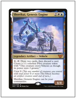 Shorikai, Genesis Engine - Non-Foil, Kamigawa Neon Dynasty, Magic MTG NM - Image 1