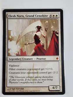 MTG Elesh Norn, Grand Cenobite Regular NM New Phyrexia. - Image 1