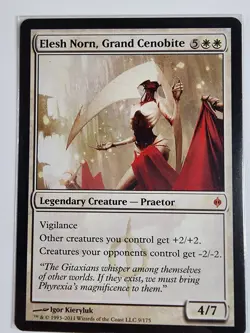 MTG Elesh Norn, Grand Cenobite Regular NM New Phyrexia. - Image 4