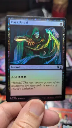 1x Dark Ritual Foil Dr Doom Marvel Super Heroes NM - Magic MTG MSC x1 - Image 1