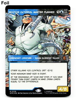 Doctor Octopus, Master Planner Borderless Foil [Marvel's Spider-Man] MTG 💧💀 - Image 1