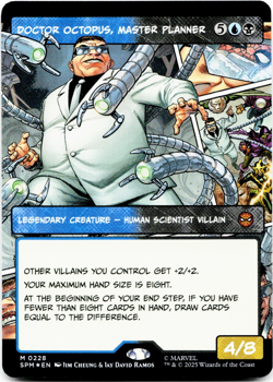 Doctor Octopus, Master Planner Borderless Foil [Marvel's Spider-Man] MTG 💧💀 - Image 3